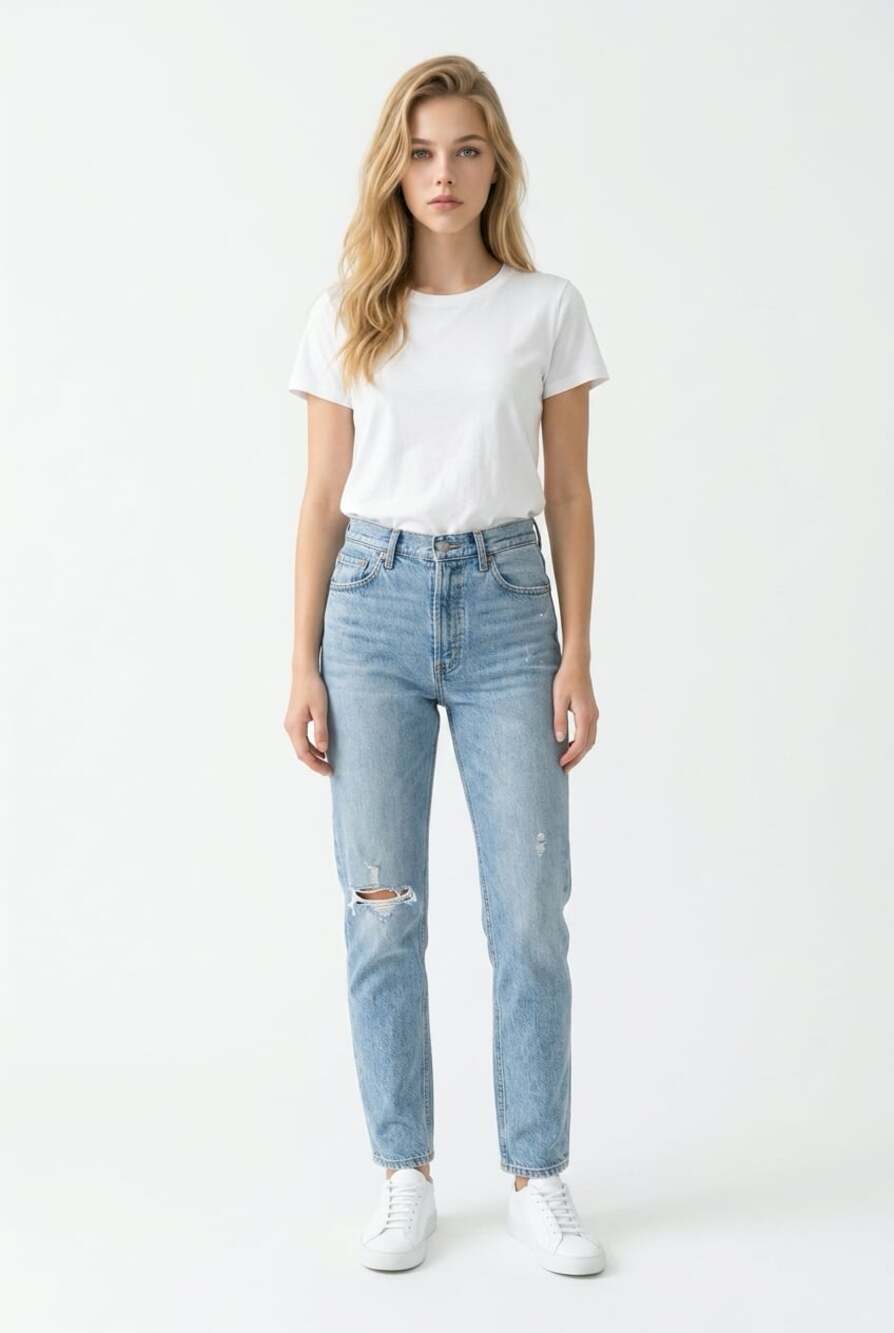 RE/DONE Levi's High Rise Straight Leg Jeans Size 27